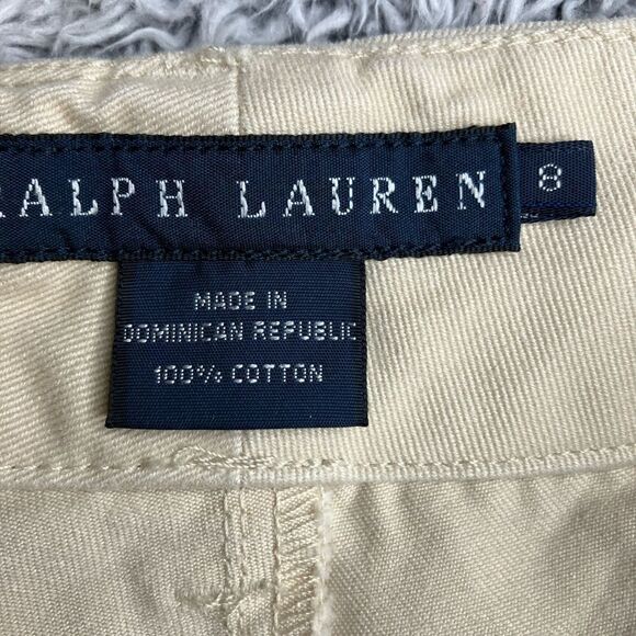 Polo Sport Ralph Lauren Classic Khaki Button Fly Pants Deep Pockets Sz 8 - Picture 2 of 10
